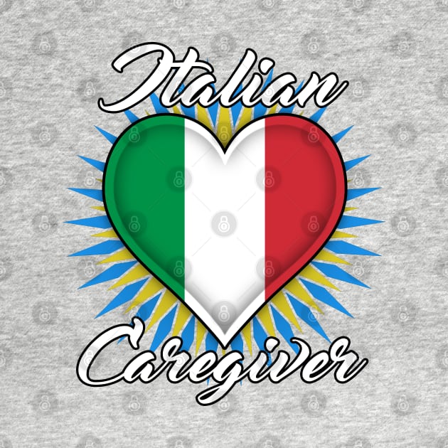 Italian Caregiver (white font) by WCN Store